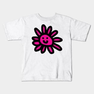 Daisy with a Face Kids T-Shirt